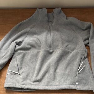 Layer 8 Charcoal Quarter-Zip Fleece